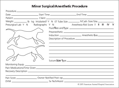 Minor Surgical/Anesthetic Procedure Sticker (Roll of 500)