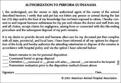 Euthanasia Sticker